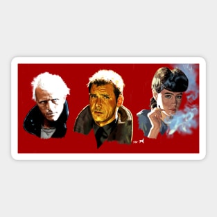 Roy, Rick and Rachel Triptych Sticker